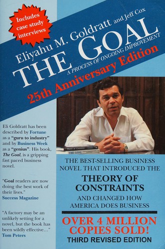 The Goal by Eliyahu Goldratt, book cover