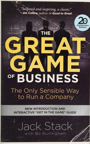The Great Game of Business by Jack Stack and Bo Burlingham, book cover