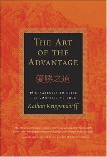 The Art of the Advantage by Kaihan Krippendorff, book cover