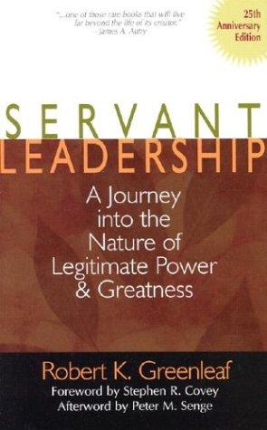 Servant Leadership by Robert K. Greenleaf, book cover