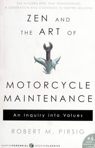 Zen and the Art of Motorcycle Maintenance by Robert M. Pirsig, book cover